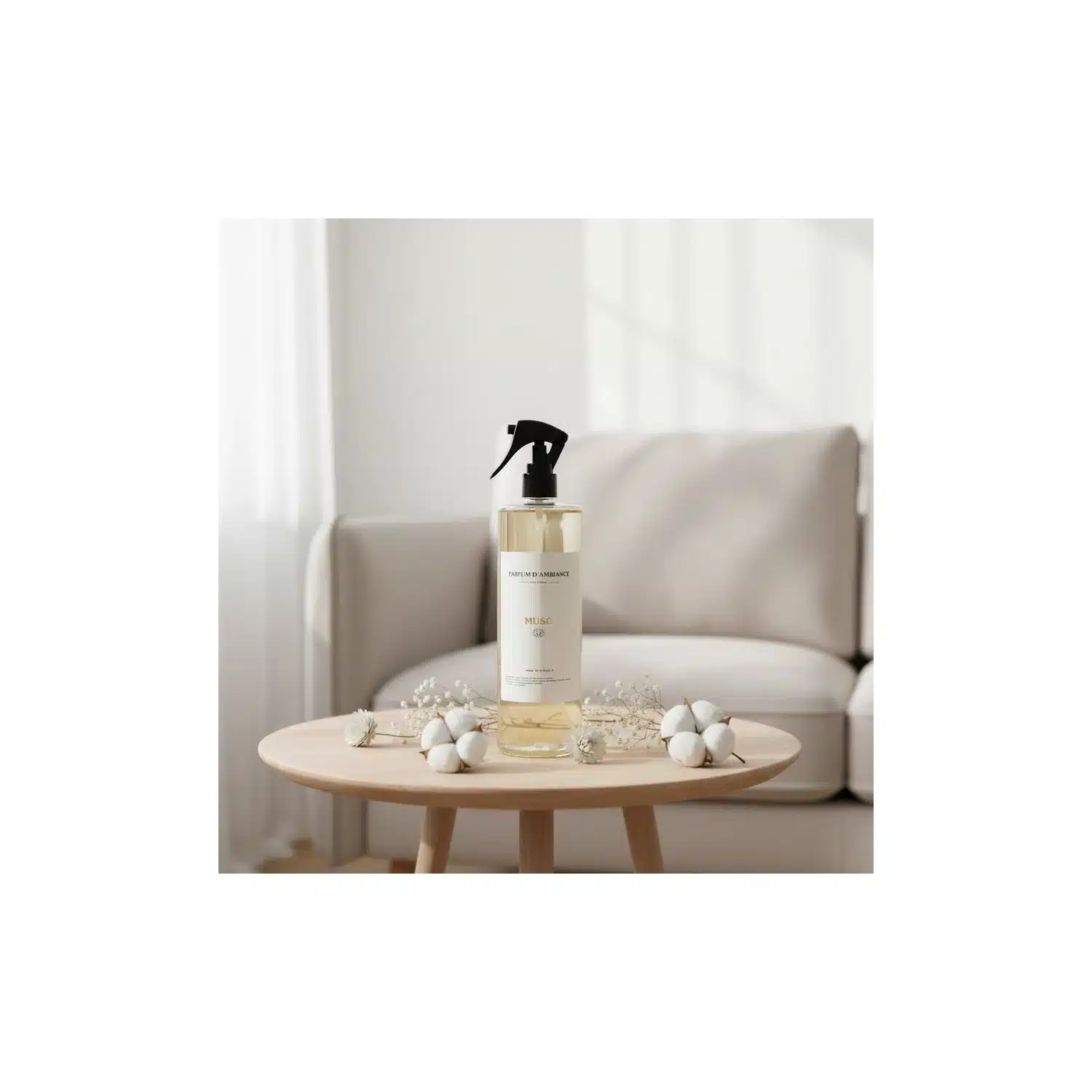 8090000555019 Parfum d'ambiance Musc 500 ml - sillage musqué doux et enveloppant – Fresh – Image 1