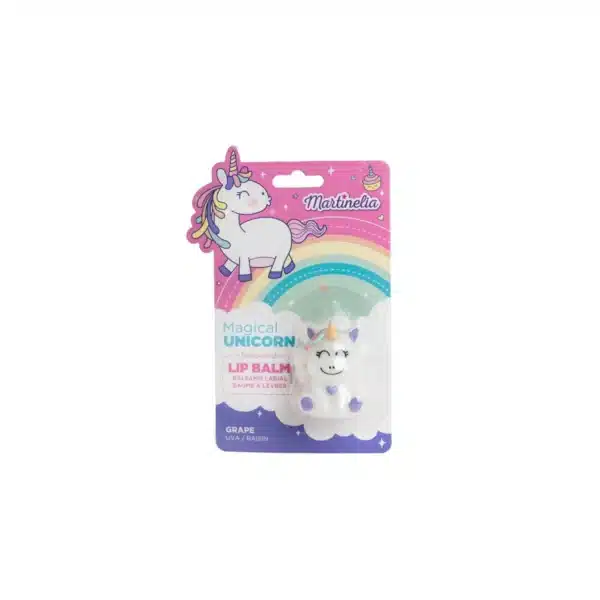 Baume à Lèvres Licorne Magique Enfant - Parfum Fruité Raisin ou Cerise – Martinelia