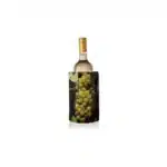 Refroidisseur à vin décor raisins blancs - gel réfrigérant, vin frais en 15 minutes – Vacu Vin