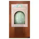 Bougie œuf parfumée AVEC - décor vert à pois - déco de Pâques