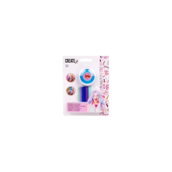 Create It! Coffret craie pour cheveux et accessoires - coloration temporaire enfant