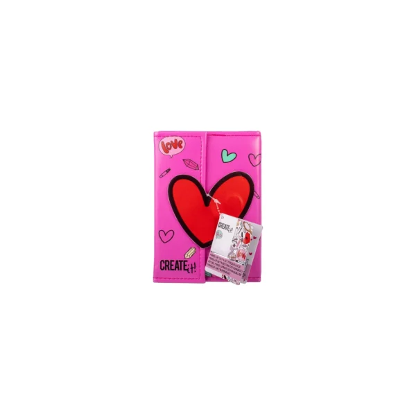 CREATE IT Livre de maquillage enfant avec miroir et fermeture magnétique