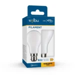 Ampoule LED filament standard B22 4W blanc chaud LEDFIL STD40W - WOLBULB