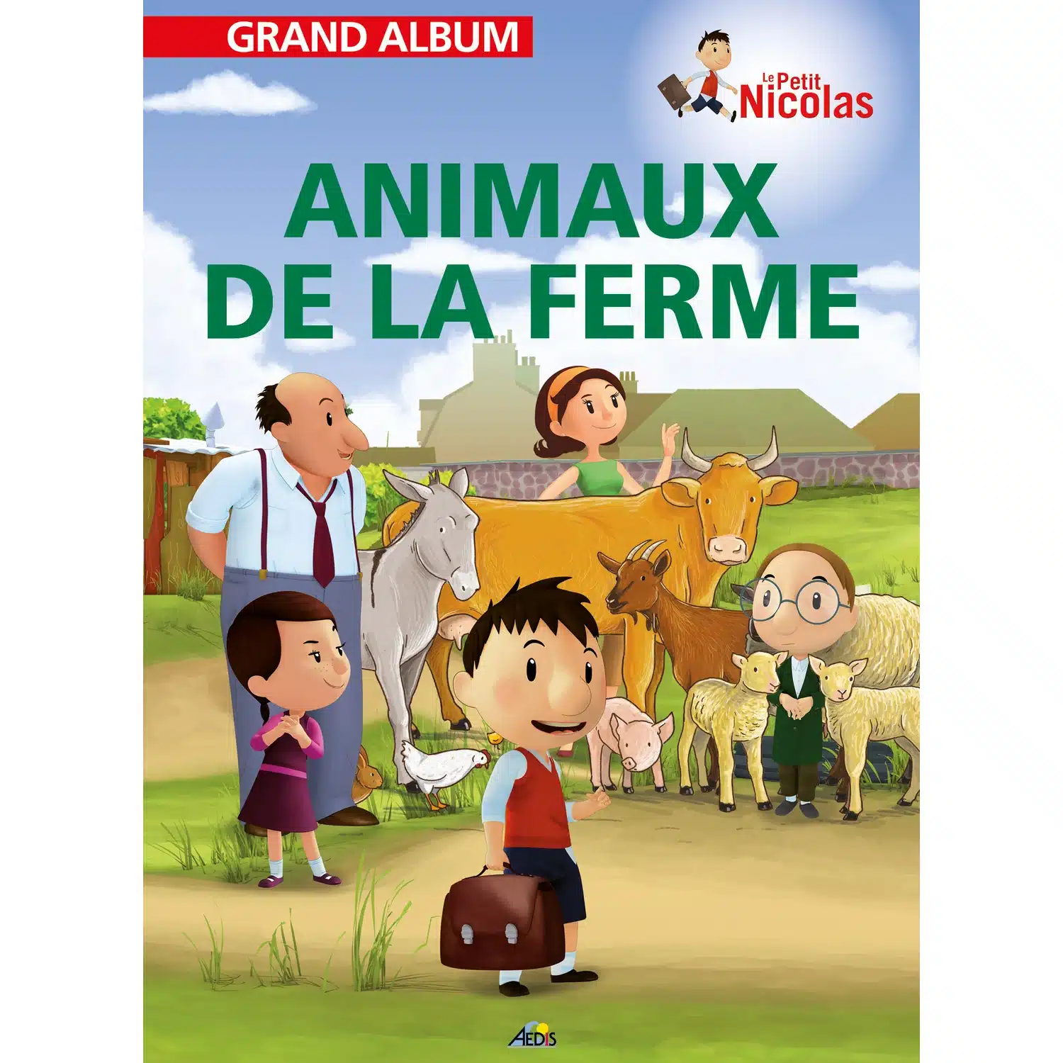 9782842596576 Animaux de la ferme - Grand album documentaire jeunesse n°22 - 16 pages - AEDIS EDITIONS – Image 1