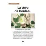 Petit Guide N°477 La Sève de Bouleau - dépliant 8 pages pelliculées, format 22 x 16 cm – Aedis