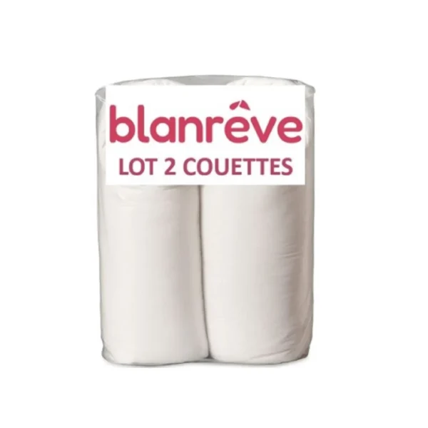 Couette Tempérée 240x220 cm Lot de 2 – BLANREVE