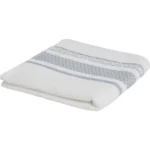 Serviette de toilette Gaia Blanc Coton 50x90cm – TEX HOME