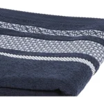 Serviette de toilette Gaia Marine Coton 50x90cm – TEX HOME – Image 2