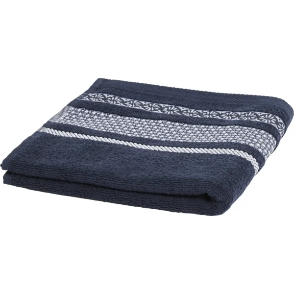Serviette de toilette Gaia Marine Coton 50x90cm – TEX HOME