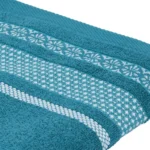 Serviette de toilette Gaia Coton Vert 50x90cm – TEX HOME – Image 2