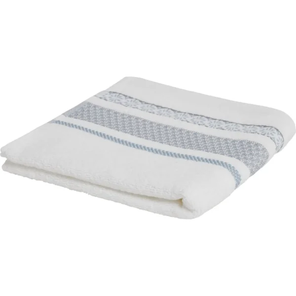 Drap de douche Gaia Blanc Coton 70x140cm – TEX HOME