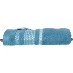 Drap de bain Gaia Vert 100% Coton 100x150cm – TEX HOME
