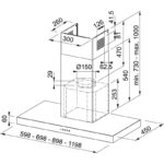 Hotte murale box Format FDF EG6 90 XS 90 cm 460 m³/h inox - FRANKE – Image 3