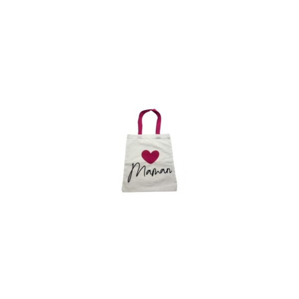 Sac en tissu décoratif thème « Maman »