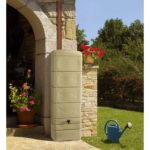 Récupérateur d'eau Déco 300 L mural vertical beige - BELLI - vue 2