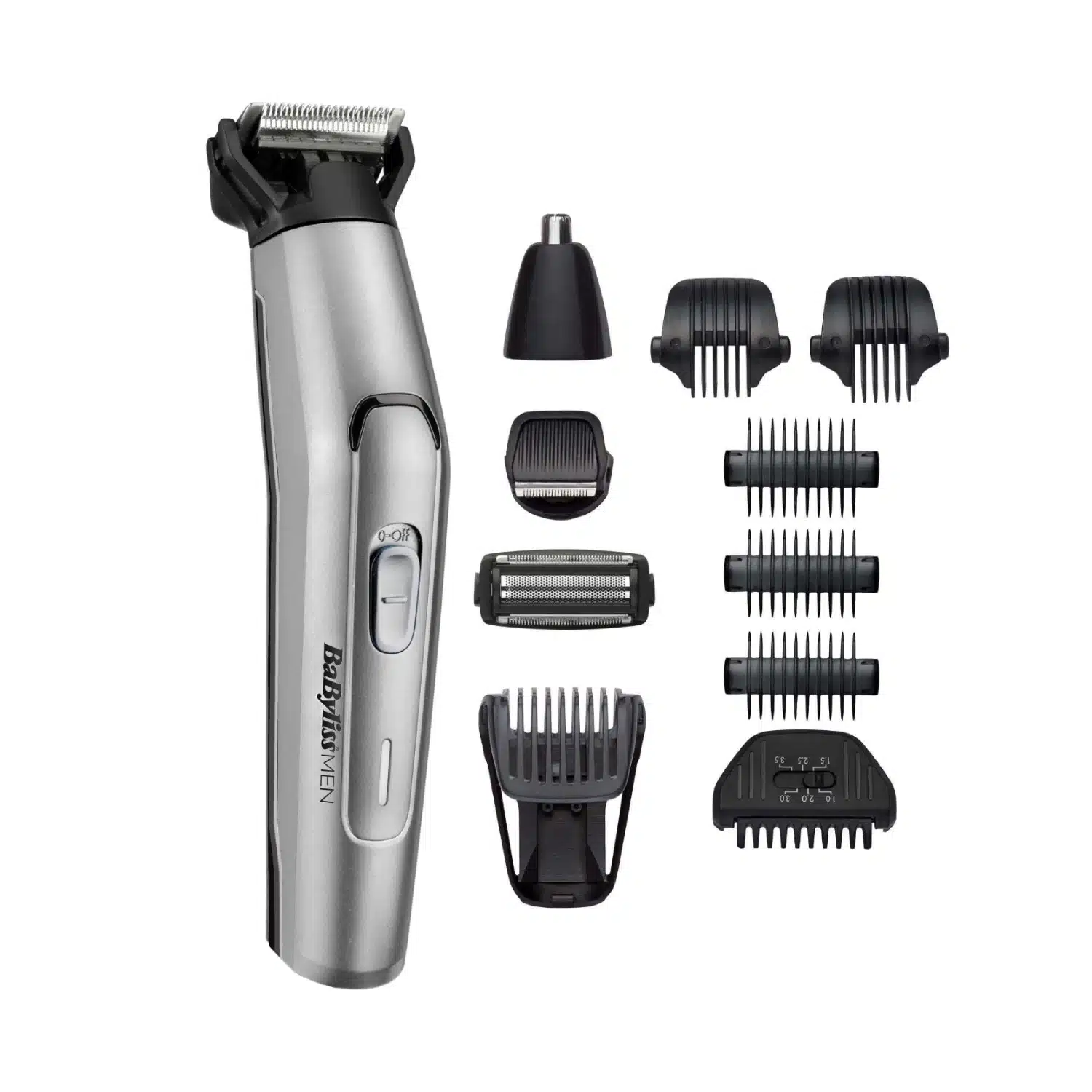 3030050158069 Tondeuse multifonctions MT861E Gris Clair BABYLISS – Image 1