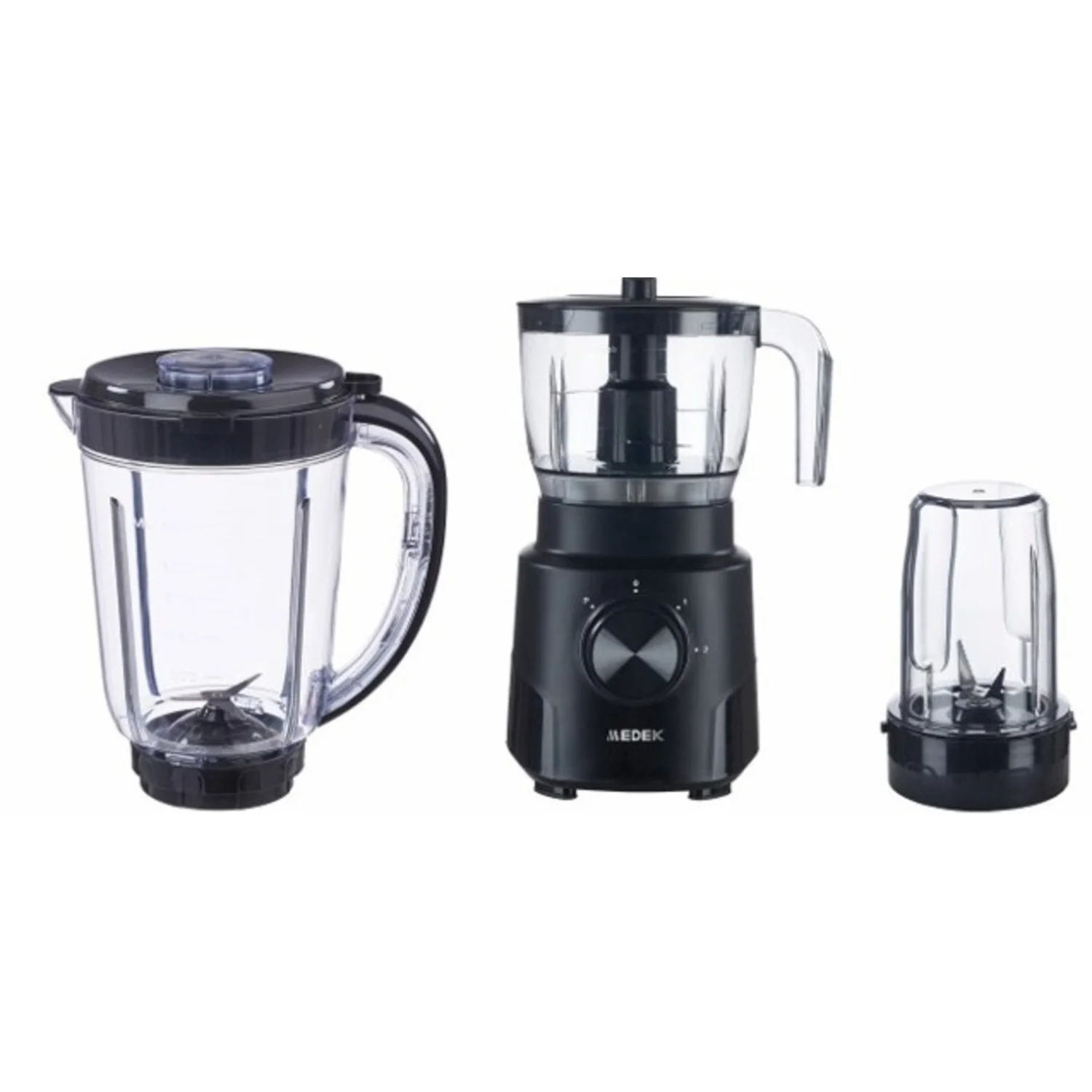 3700902210121 Blender 3 en 1 Hachoir et Broyeur MEDLB611 MEDEK – Image 1