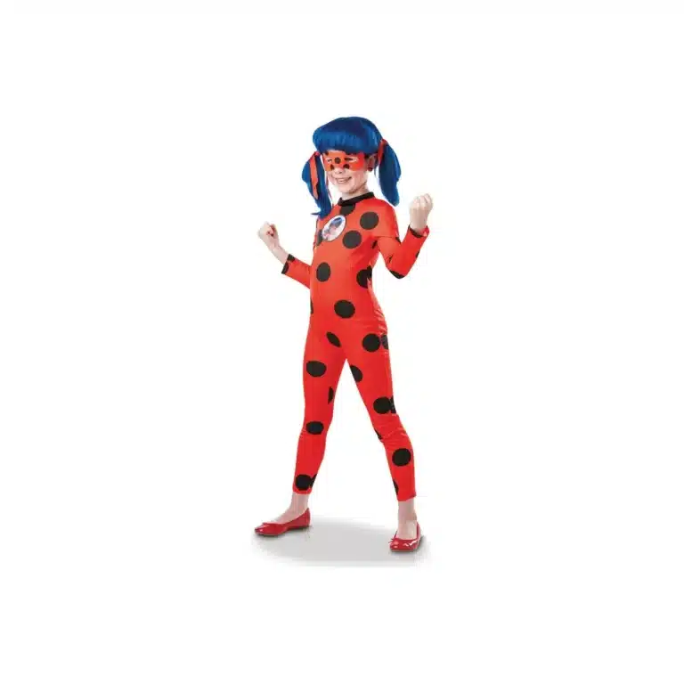 Déguisement Ladybug Miraculous avec masque, enfant 7 à 8 ans · Rubies