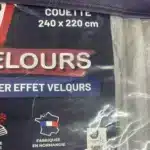 Couette chaude velours Cocooning suprême 240x220 cm COLAS NORMAND – Image 2