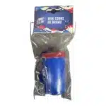 Mini corne de brume supporter bleue bouchon rouge SPORT & FUN