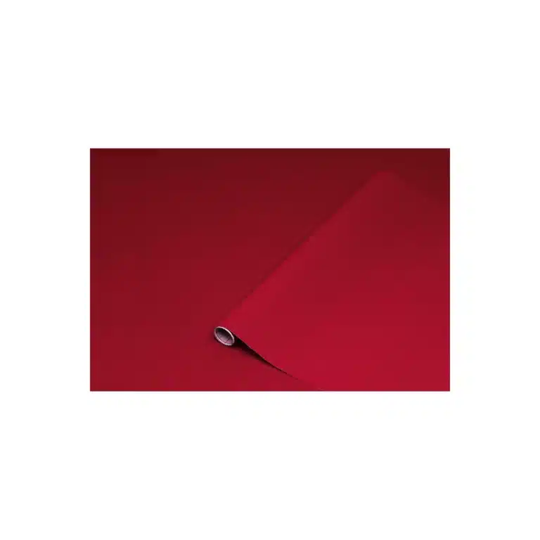 Film adhésif décoratif rouge effet velours, 45 cm × 1 m · Alkor