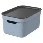 Boîte de rangement Jive 5 L avec couvercle bleu ROTHO