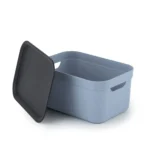 Boîte de rangement Jive 5 L avec couvercle bleu ROTHO – Image 2