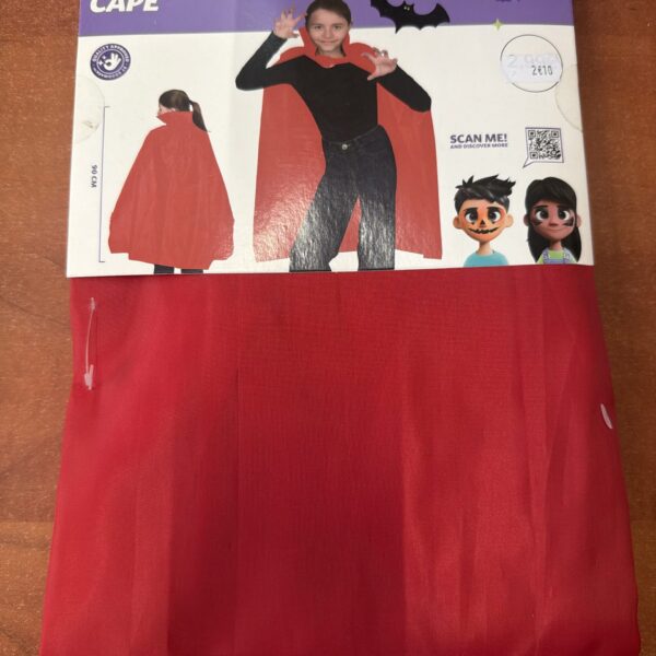 Cape déguisement enfant rouge - Goodmark - 5 ans et plus